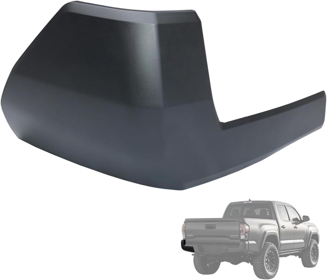 52156-AK010 Left Driver Side Rear Bumper End Cap w/o Sensor Hole For 2024-2025 Toyota Tacoma, Rear Bumper Corner Cover