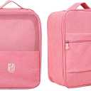 Shoe Bags - Portable Waterproof Organizer, Holds 3-4 Pairs, Travel Essentials (Pink)