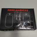 2 Pack Hand Warmers Rechargeable, Portable Electric Hand Warmers Reusable, USB 2 in 1 Handwarmers, Outdoor/Indoor/Warm Gifts for Men Women Kids