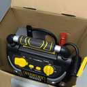 STANLEY 1000 Peak Amp Automotive Jump Starter, Portable Power  2.1A/10W USB Port, 12V Outlet, 120 PSI Air Compressor for Tires, Bikes & Sports Equipment
