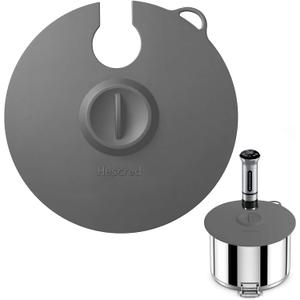 Sous Vide Precision Cooker Silicone Lids, Fits up to 11 pot, Compatible with Anova/Joule/Inkbird Culinary Sous Vide Precision Cookers, Prevent Water Evaporation and Retain Flavor (Gray) (Grey)