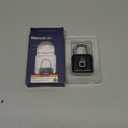 NexusLab Smart Fingerprint Padlock, Locker Lock, Gym Lock with TUYA App Control, IP67 Waterproof, 10 Fingerprints, Stainless Steel Shackle for School Locker, Fence, Gym Locker & Outdoor Gatres