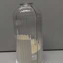 360Rotating Makeup Brushes holder with LidMake Up Organizers and Storage for Vanity Countertop or Bedroom DresserTransparent white