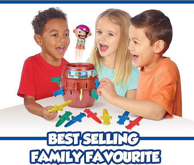 TOMY Pop Up Pirate Board Game - Interactive Kids and Toddler Activities for Family Game Night - Girls and Boys Toys - 2-4 Players - Ages 4 Years and Up