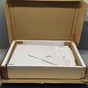 Treocho Led Nightstand with Hidden Space, Modern Night Stand with Charging Station, 3 Drawer Smart Nightstand with Glossy Finish, Tall Bedside Table with RGB Lights for Bedroom, White