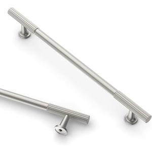 Asidrama 10 Pack 7.5 Inch(192mm) Brushed Satin Nickel Cabinet pulls Kitchen Cabinet Handles, Cabinet Pulls Kitchen Cabinet Hardware for Cupboard Drawer Pulls
