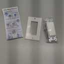 BESTTEN 10 Pack 3-Way Decorator Wall Light Switch with Wallplate, 15A 120V/277V, Single Pole or Three Way, On/Off Paddle Rocker Interrupter, UL Listed, White