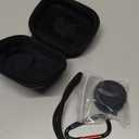 AMAZEAR Carry Case for DJI OSMO Action 6 Accessories, Action6 Portable and Compact Travel Bag Hard Leather Case with Soft Inner for Protection, Storage (Must Be Used with a Metal Cage), Black