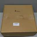 Leyndo 3 Pcs 3 4 5 ft Collapsible Artificial Christmas Tree with LED Light Pre Lit Silver Sequined Pop Up Tinsel Pencil Skinny Xmas Tree for Indoor Home Fireplace Decoration