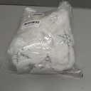 DIYASY White Christmas Stockings, 4 Pack Large Faux Fur Christmas Stockings with Silver Sequin Snowflakes Personalized Christmas Stocking for Fireplace Hanging and Holiday Party Decoration 17.5 Inches