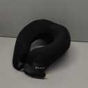 2in1 Ergonomic Memory Foam Travel Neck Pillow  2025 Upgrade Travel Pillow for All Sleep Positions on Flights, Road Trips, and Long Distance Travel with Drawstring Bag (Adjustable - Black)