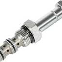 Bzsunway Replace Part for SV08-30-0-N-00 Spool Valve, 3-Way, 4 GPM Compatible with VC08-3 Cavity Uses for Size 08 (1/2″Hole) Solenoids