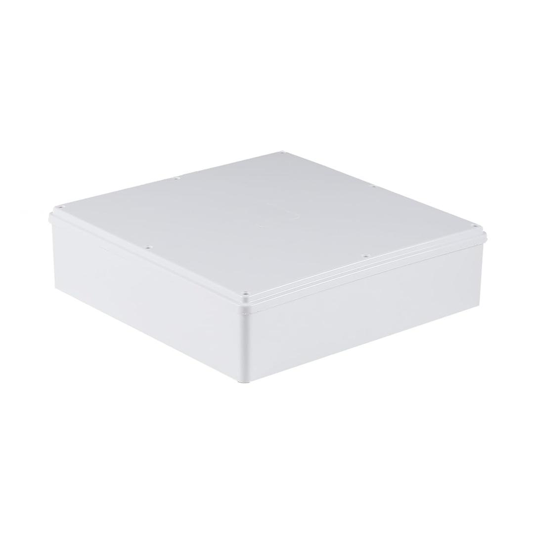 12" x 12" x 3" PVC Plastic Dustproof Waterproof Box IP65 Junction Boxes Project Junction Conduit Box for Electrical Outdoor Enclosure