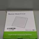 Shower Drain Hair Catcher/Drain Strainer/Shower Drain Cover for Bathroom Floor Drain, Stainless Steel and Silicone (Patented Product) (6 inch, Gray)