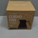 Fellow Corvo EKG Pro Studio Edition Electric Tea Kettle - Quick Heating, Precise Temperature Control, Scheduling, Built-in Brew Timer - Matte Black with Walnut Handle - 0.9 Liter