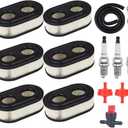 593260 Air Filter Kit (16PCS) Compatible with Briggs and Stratton 4247 5432 5432k 09P00 09P702 550E 500EX 550EX 625 575EX Series Engine - Lawn Mower Air Cleaner 593260 798452 334404