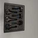 for Chevy Colorado 2004-2012 Fog Lights Bulbs Combo, 6pcs Super Bright White Multi Beam Fog Lights Blubs Package, 1:1 Size as Stock Bulbs, Plug and Play