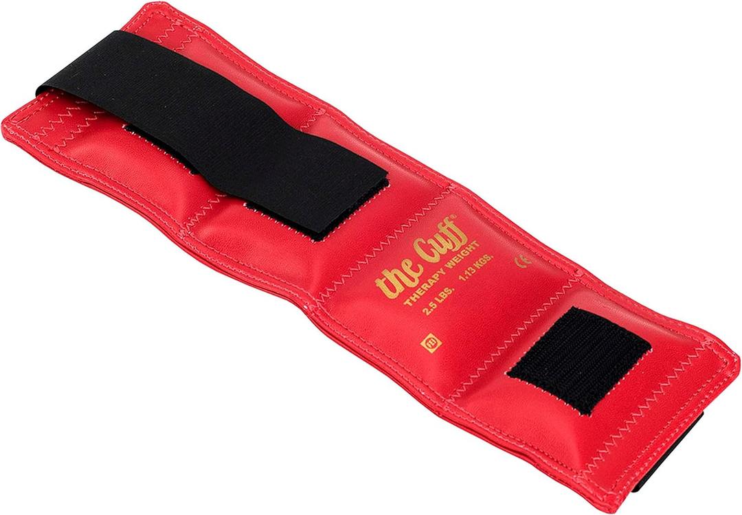 The Cuff Original Adjustable Ankle and Wrist Weight for Yoga, Dance, Running, Cardio, Aerobics, Toning, and Physical Therapy. 2.5lb