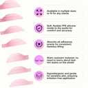 Curacoro Lash Lift Rods, 14 Pcs/7 Sizes Lash Lift Shields, Lash Lift Pads for Eyelash Curling and Lifting, Reusable Silicone Lash Rods For Eyelash Perm Lamination