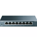 TP-Link TL-SG608 8-Port Gigabit Desktop Switch: Steel Gray, RJ-45, Wi-Fi 6
