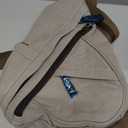 KL928 Canvas Sling Bag - Small Crossbody Backpack Shoulder Casual Daypack Rucksack for Men Women(Large Version,Leaden)
