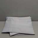 ChrisDowa Blackout Curtains 70 inches Wide for Bedroom - Extra Wide Grommet Thermal Insulated Room Darkening Curtains for Living Room (1 Panel, Greyish White, 70 x 84 Inch)