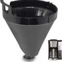 Replacement Brew Basket For Ninja Coffee Maker, Compatible with Models CE200 and CE201 Series, Black