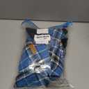 Kuoser Waterproof Dog Coat, Reversible Dog Jacket for Large Dogs, Adjustable Durable Doggie Winter Coat for Groowing Puppies Warm Puppy Cold Weather Apparel, Blue L (Large (Pack of 1))