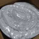 ABENE King Size Dual Layer 3 Inch Memory Foam Mattress Topper, 2 Inch Memory Foam Bed Pad Plus 1 Inch Down Alternative Pillowtop Mattress Pad Cover, Plush Soft Bed Topper for Back Pain Relief (White)