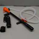 Portable Transfer Pump Battery Operated Electric Siphon Pump for Gas, Fuel, Diesel, Water Transfer 2.4 GPM Flow Oil Extractor -Easy to Use Hand Fuel Pump, Multi-Use Siphon Fuel Transfer Pump (Orange) (1 Pack of Orange)