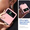 Magnetic for Samsung Galaxy Z Flip 5 Case Slim & Military-Grade Protection Magnetic Phone Case,Pink 21-zflip5-02
