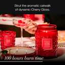 VOLUSPA Cherry Gloss 18 oz Scented Coconut Wax Candle for Home Fragrance