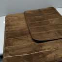 Yimobra Memory Foam Bathroom Rugs Sets 2 Piece - Super Soft Absorbent Quick Dry Bath Mat Set, Machine Washable Non Slip Floor Carpet for Tub Shower & Single Sink (17x24 & 31.5x20 Inch, Brown)