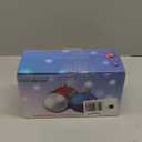 Inflatable Christmas Ornaments, 18" or 25" Oversized Outdoor Christmas Ball Ornaments, Holiday Yard Christmas Tree Decorations, Indoor and Outdoor Decoration Balls (25 inch, White)