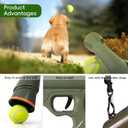 Dog Ball Thrower Launcher for Dogs,with Two 2.5 Inch Tennis Ball for All Breeds