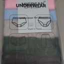 Migbean Womens Seamless Boy Shorts Underwear Soft Stretch Boxer Shorts Briefs No Show Panties (Large)