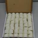 48 PCS LED Flameless Flickering Tea Lights Votive Candle Battery Operated/Electric Flicker LED Tealight Bulk Fake Candles for Halloween Christmas Wedding Party Decorations (Warm White) (48 PCS (1.2 inch, 200 Hours Long Lasting))