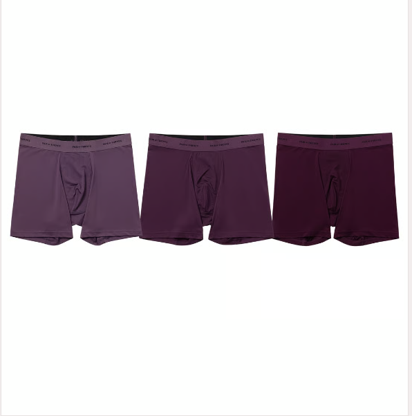 Pair of Thieves Super Soft Boxer Briefs for Men Pack, 3 Pack Underwear, AMZ Exclusive (Large, Purple)