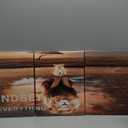 Mindset is Everything Wall Art Lion Motivational Wall Decor for Office Pictures Posters Framed Canvas Wall Art Prints Painting Artwork Decor Ready to Hang in Living Room Bedroom Classroom