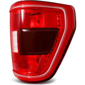 ELH Halogen Tail Light Assembly Fit For 2021-2023 Ford F150 XLT 2021 2022 2023 Ford F-150 Rear Brake Lamp Passenger Side (w/Blind Spots w/Halogen Bulb-R)