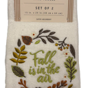 Homewear Hand Towels Fall Is In The  Air Set of 2 15"x25"