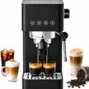 AAOBOSI Compact Espresso Machine, 20 Bar, Milk Frother, Latte & Cappuccino