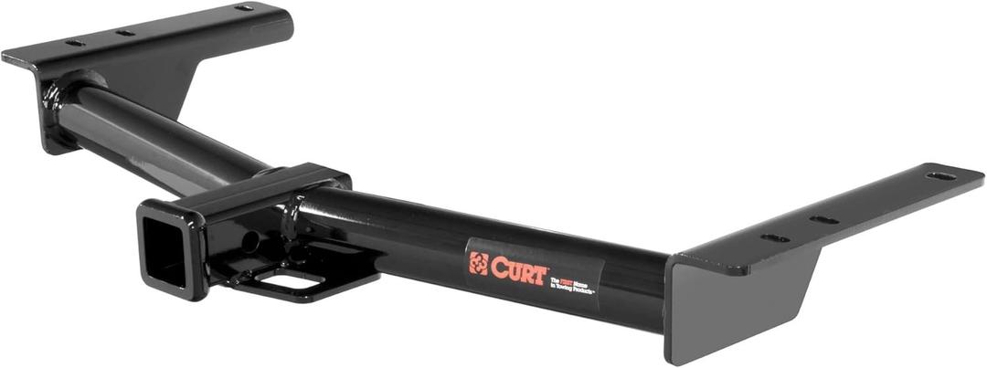 CURT 13193 Class 3 Trailer Hitch, 2-Inch Receiver, Fits Select Ford Transit 150, 250, 350, GLOSS BLACK POWDER COAT