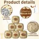 Blueweenly 12 Packs Passover Matzah Juggling Balls Mini Juggling Matzah Balls Juggling Sets Circus Balls with Matzo Decor for Pesach Holiday and Seder Party Favors Decorations