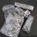 86 Pcs Adult Disco Ball Party Favors Kit Keychains, Necklace, Sequin Scrunchies, Ball Straws, Glitter Mirrors, Slap Bracelets and 50 Disco Stickers for Retro 70s 80s 90s Party Bachelorette