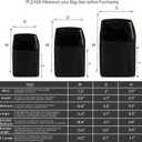 ZTUJO Purse Organizer Insert For Handbags, Silky Touching Bag Organizer Insert With Bottle Holder, Perfect for Speedy, Neverfull, Tote,ONTHEGO,Artsy,Handbag and More (Slender Medium, Silky Black)