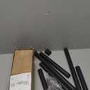 Industrial Pipe Towel Rack Towel Bar, Heavy Duty Wall Mounted Rustic Farmhouse Bath Towel Holder for Bathroom (Black, 12 inch)