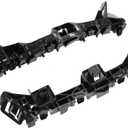 Motoforti Pair of Front Bumper Bracket Retainer Spacer Mounting Support Driver and Passenger Side 71193-T5A-000 for Honda Fit 2015-2020 Plastic Black Long-lasting