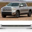 Front Upper Hood Bulge Molding Grille Trim Compatible with 2014-2021 Toyota Tundra Hood Scoop Grill Trim Hood Molding Replacement for 76180-0C030 (Chrome)