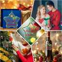 7 x Christmas Ornaments for Beach Lovers - Star Shaped Acrylic Hanging Ornament for Seaside Cottage Decoration (D10)